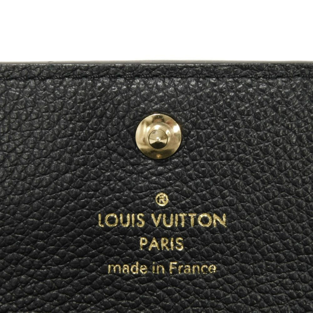 Louis Vuitton Monogram Empreinte Black Noir Monogram Empreinte Wallet (Tri-Fold) (Pre-Owned)