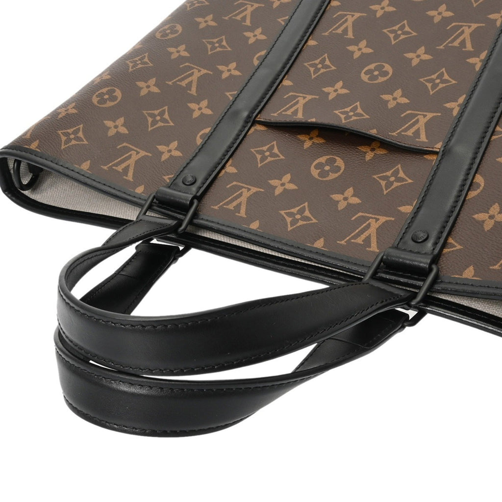 Louis Vuitton Monogram Macassar Brown Monogram Macassar Noir Tote Bag (Pre-Owned)