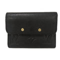 Louis Vuitton Monogram Empreinte Black Noir Monogram Empreinte Wallet (Tri-Fold) (Pre-Owned)