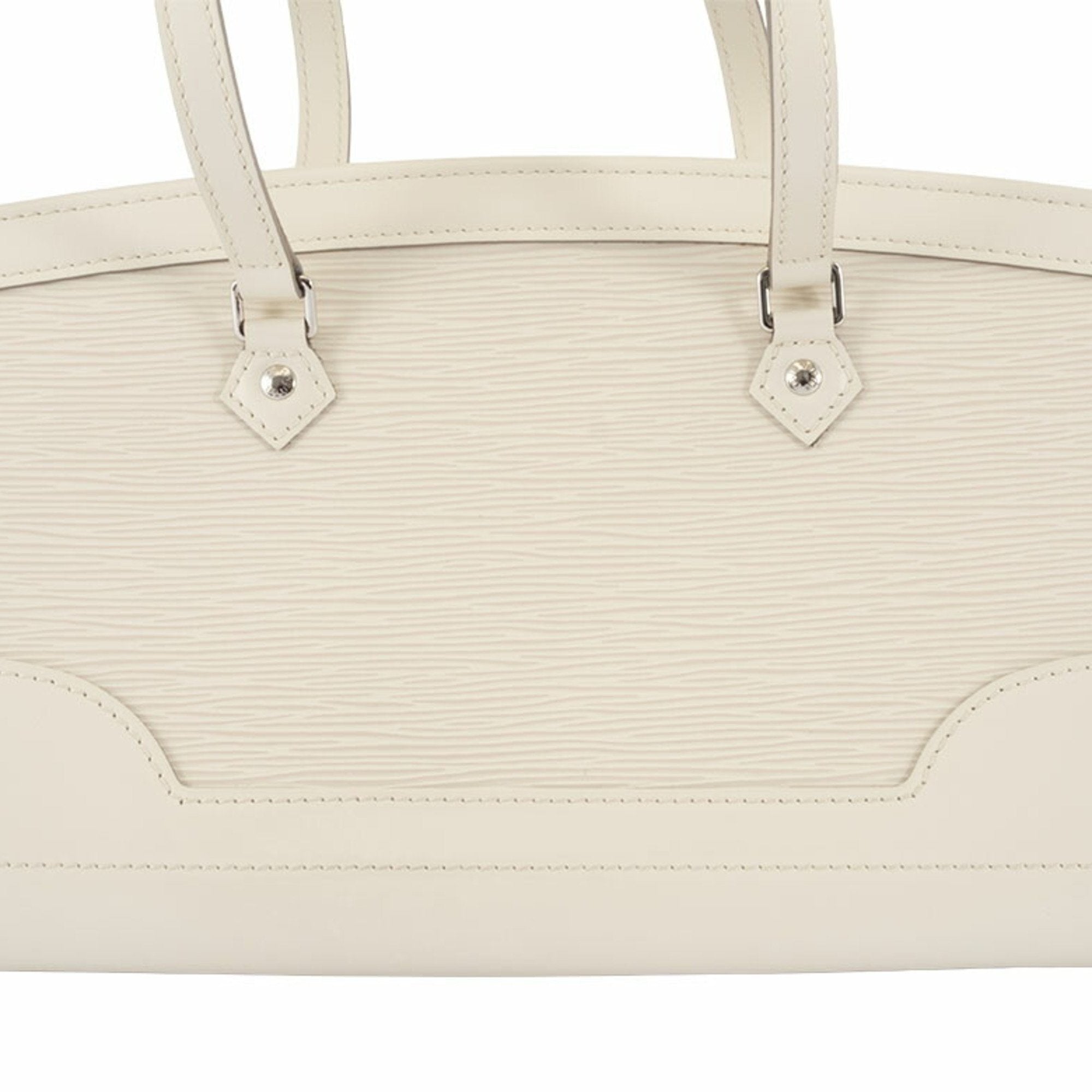 Louis Vuitton Lv Off White Epi Leather Handbag (Pre-Owned)