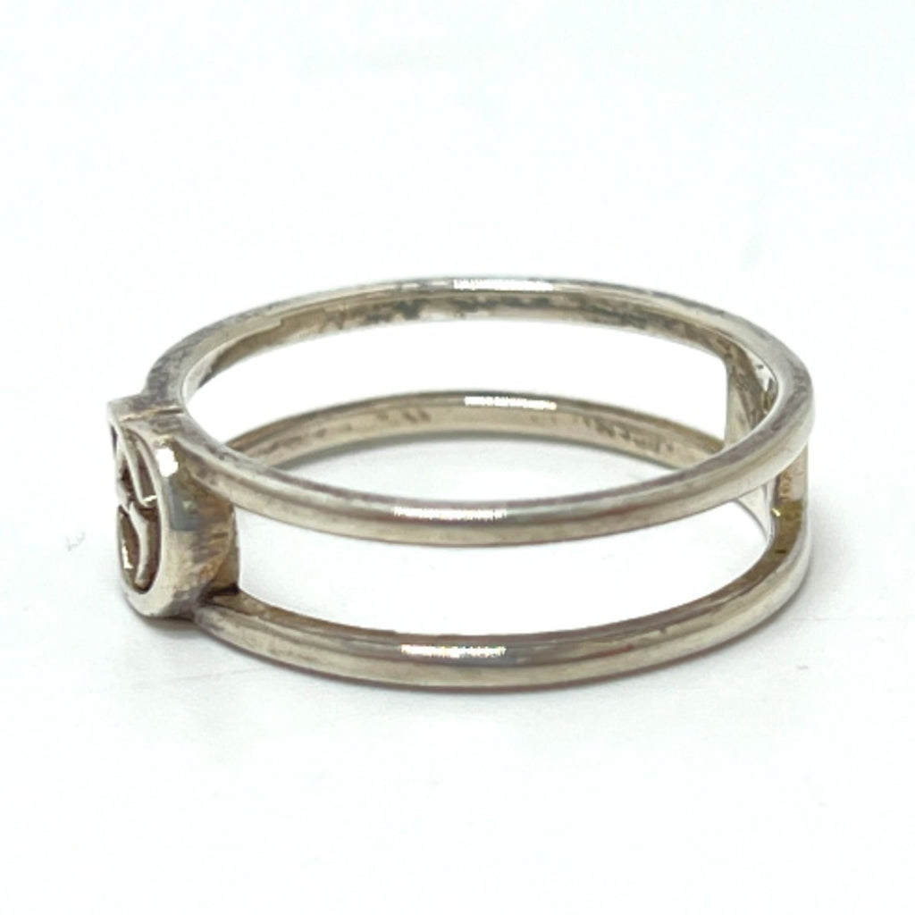 Interlocking G Ring Sterling Silver