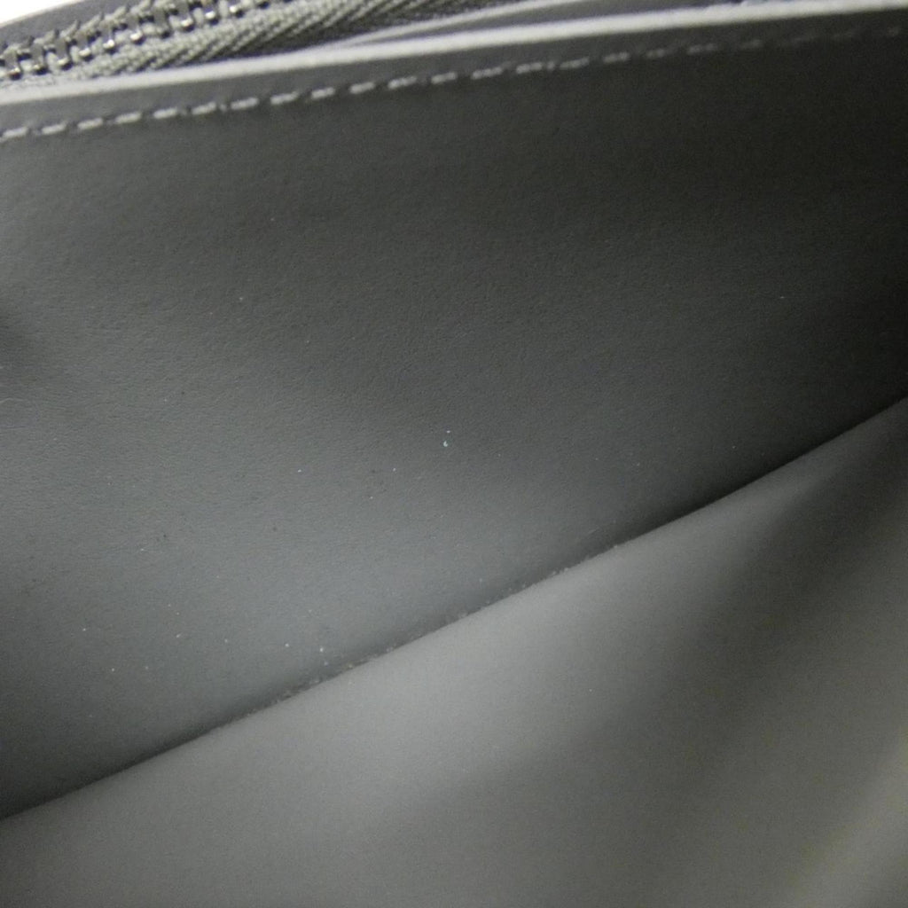 Louis Vuitton Gris Leather Long Wallet (Bi-Fold) (Pre-Owned)