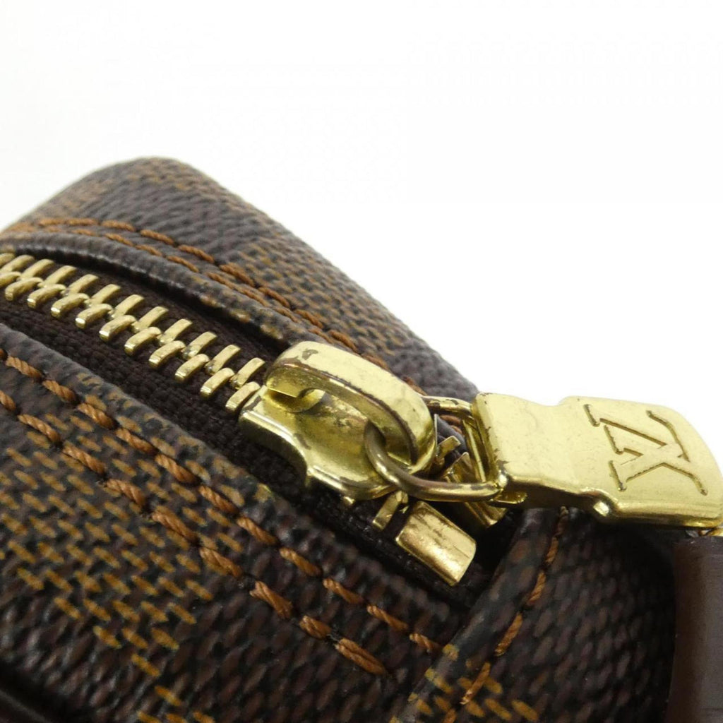 Louis Vuitton Brown Coated Canvas Shoulder Bag (Pre-Owned)