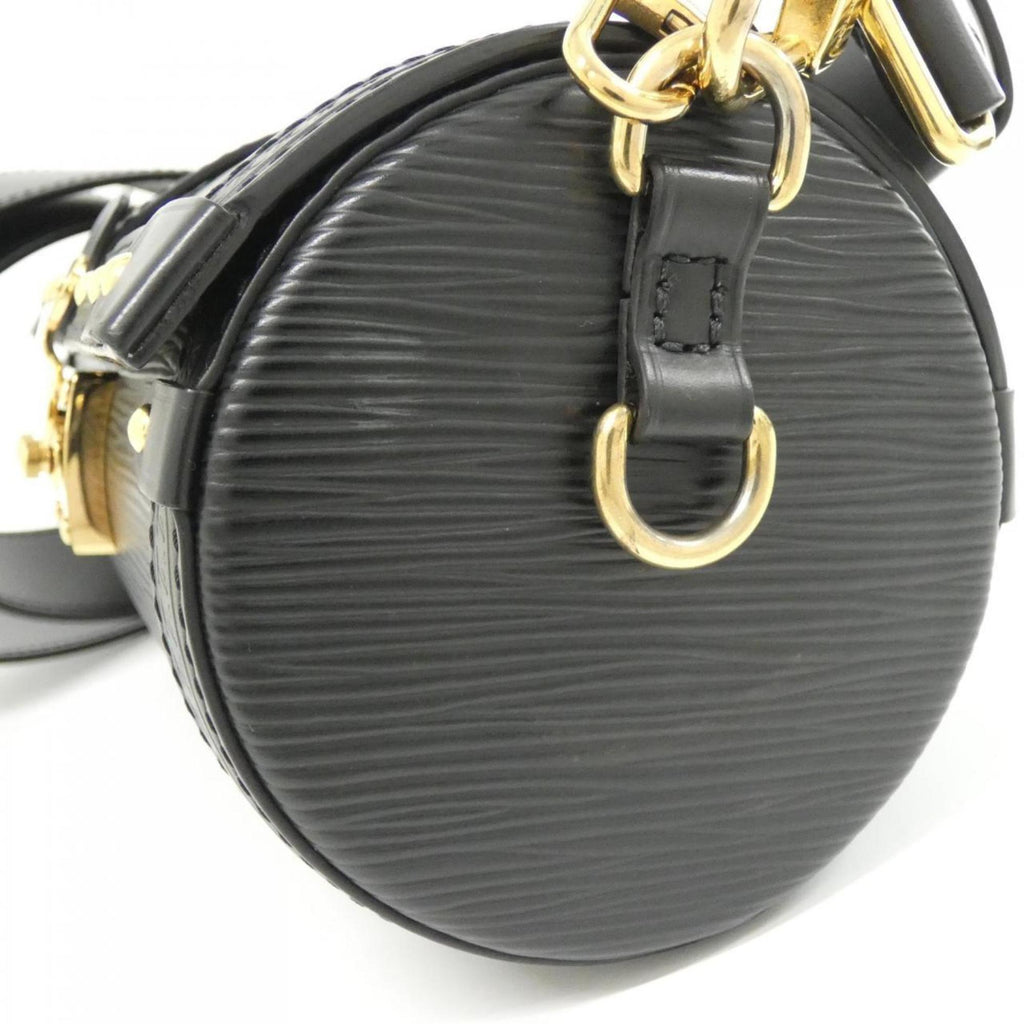 Louis Vuitton Black Leather Shoulder Bag (Pre-Owned)