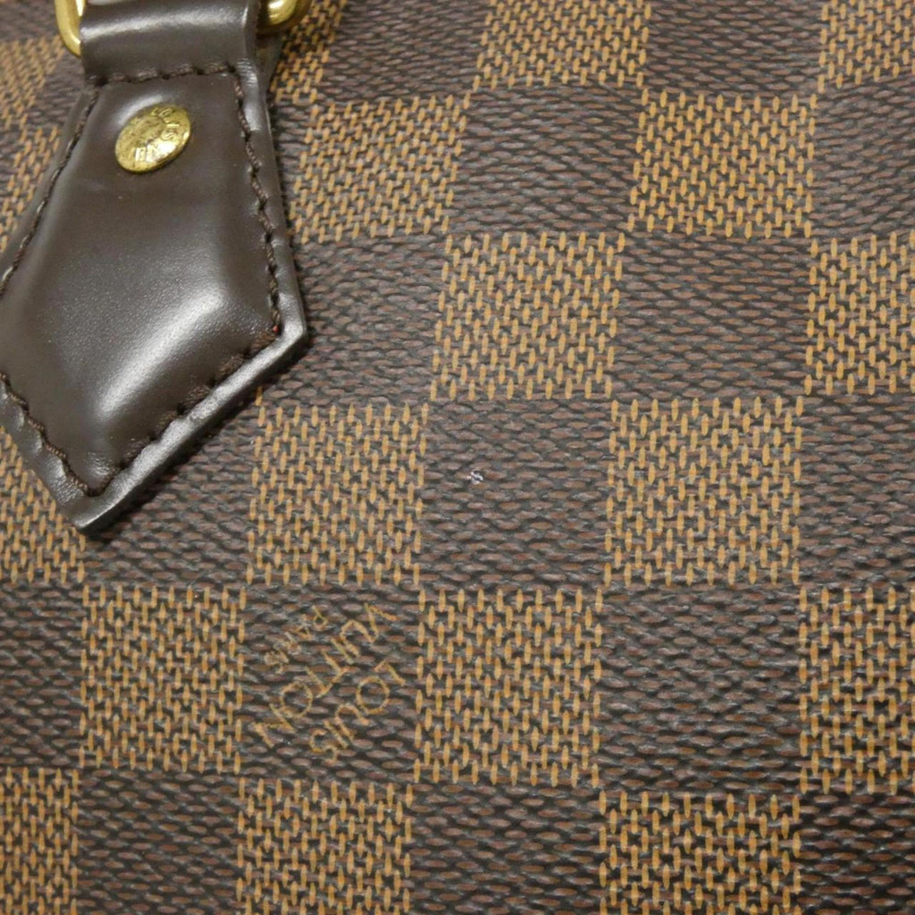Louis Vuitton Ebene Coated Canvas Boston Bag (Pre-Owned)