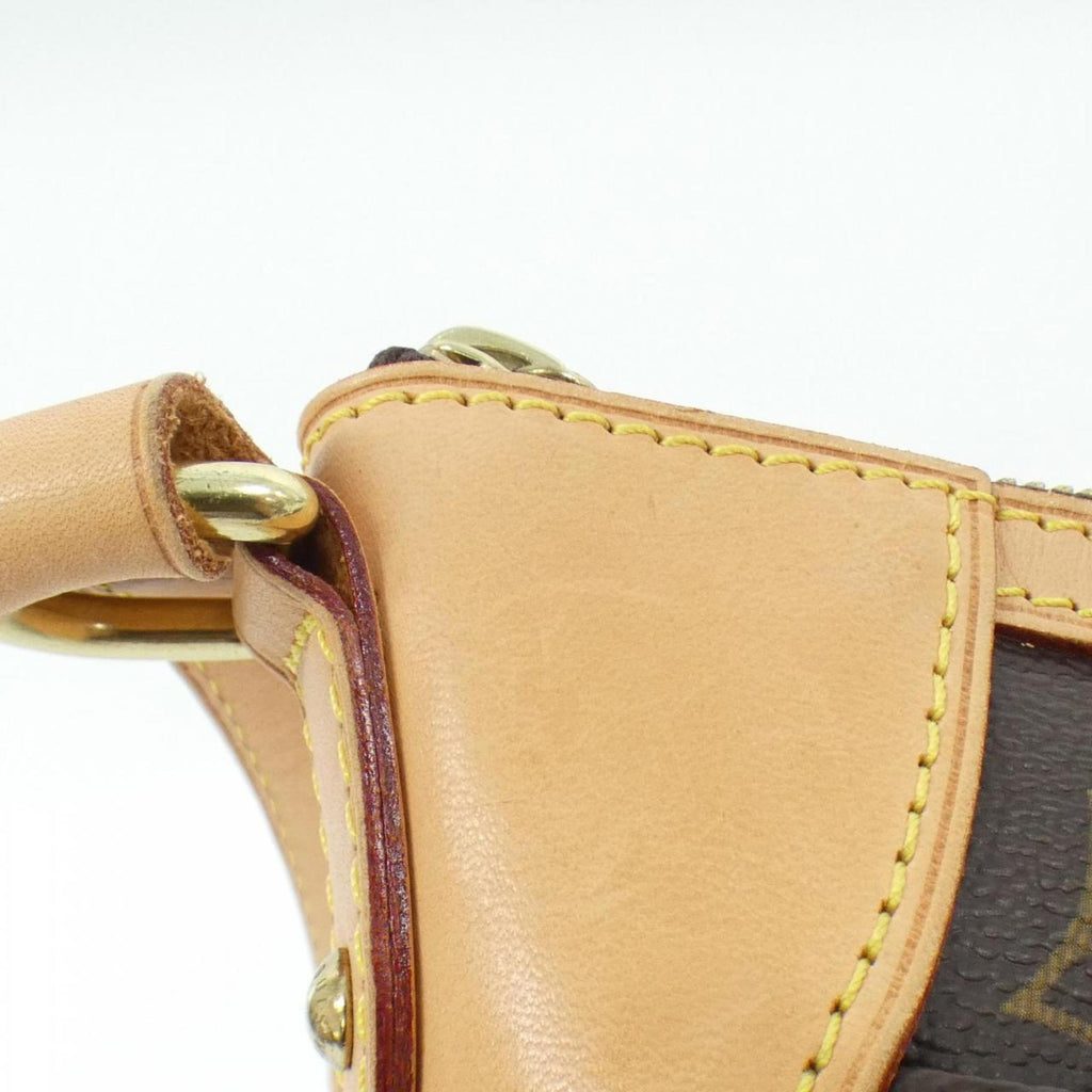Louis Vuitton Brown Marron Coated Canvas Shoulder Bag (Pre-Owned)