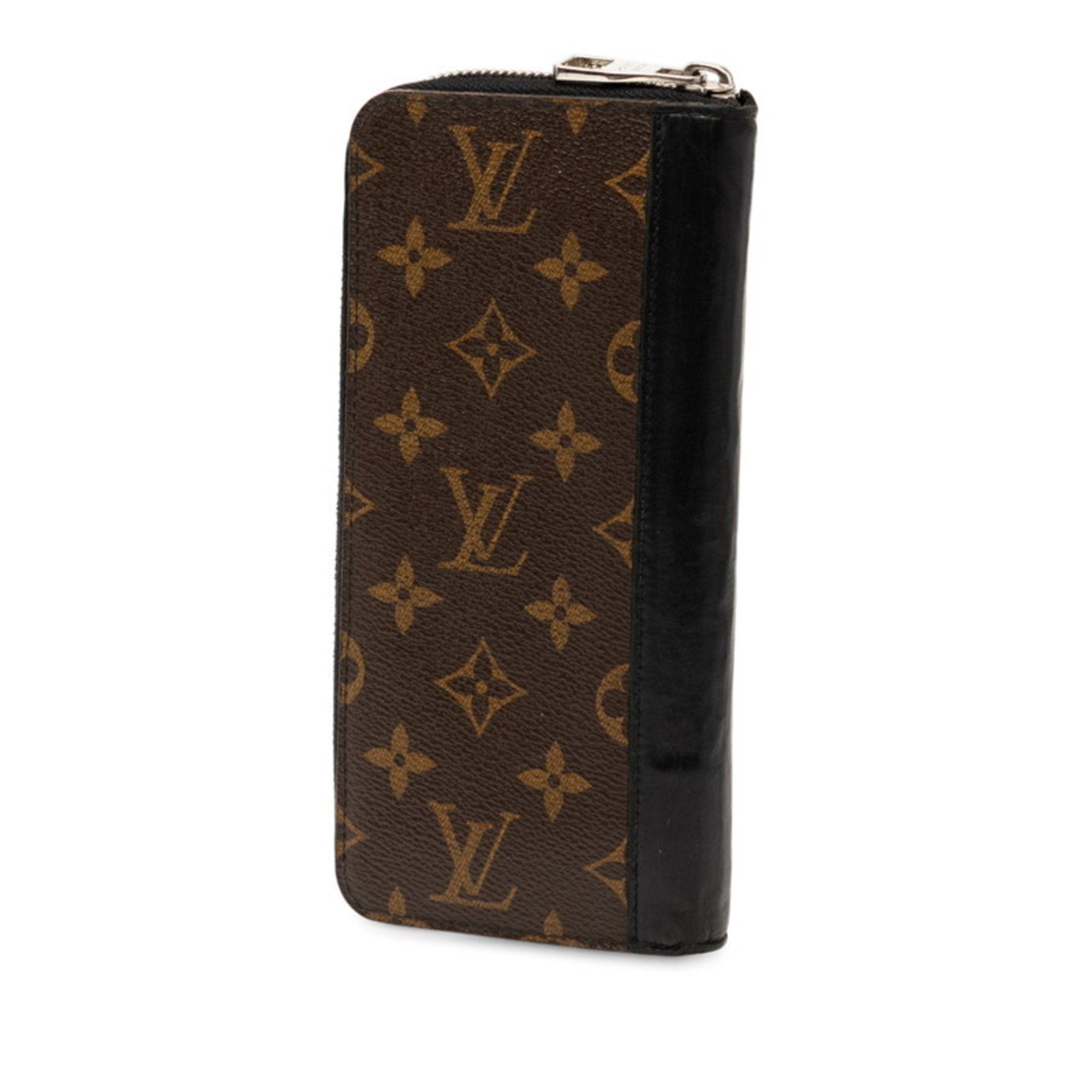 Louis Vuitton Black Brown Noir Pvc Leather Long Wallet (Bi-Fold) (Pre-Owned)