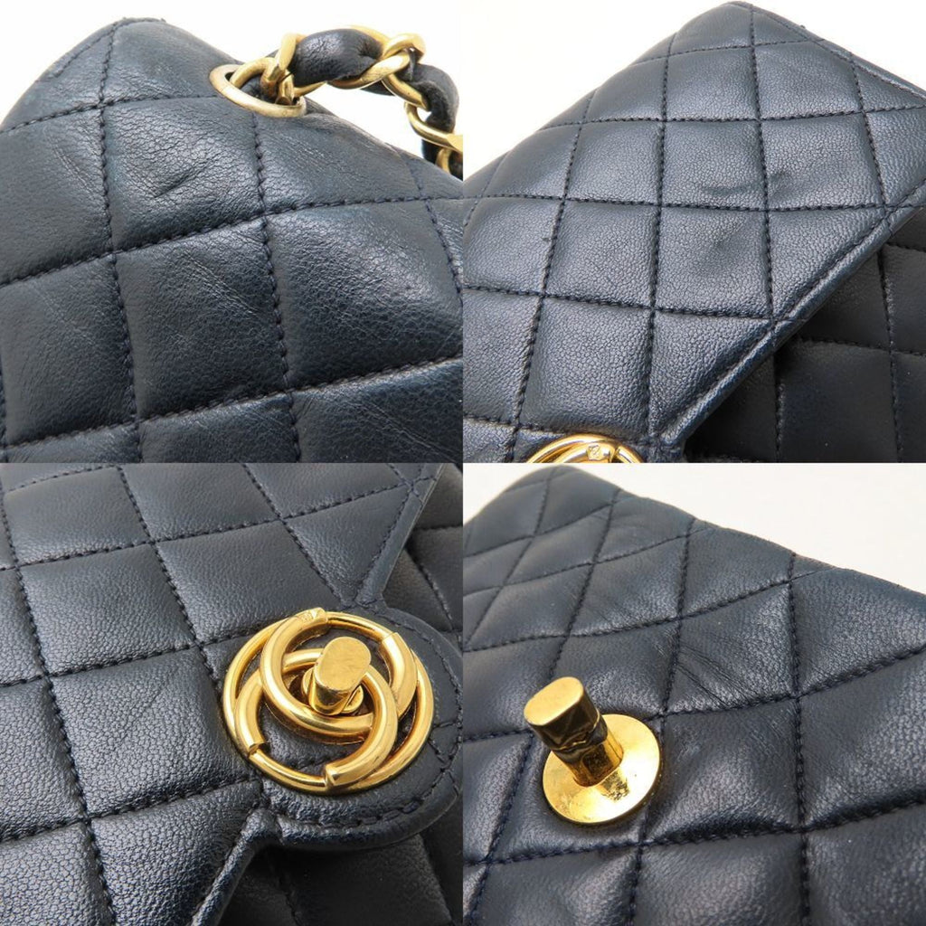 Vintage CC Chain Flap Bag Quilted Lambskin Mini