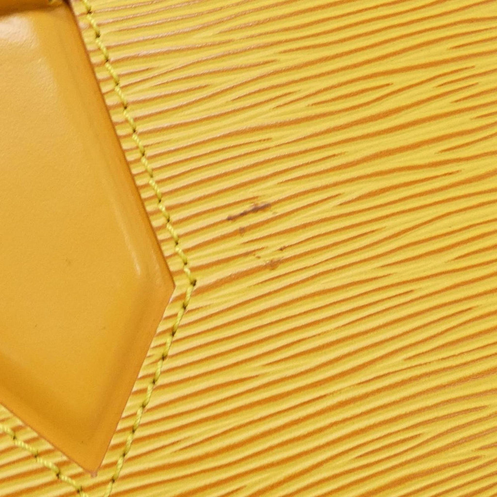 Louis Vuitton Yellow Leather Handbag (Pre-Owned)