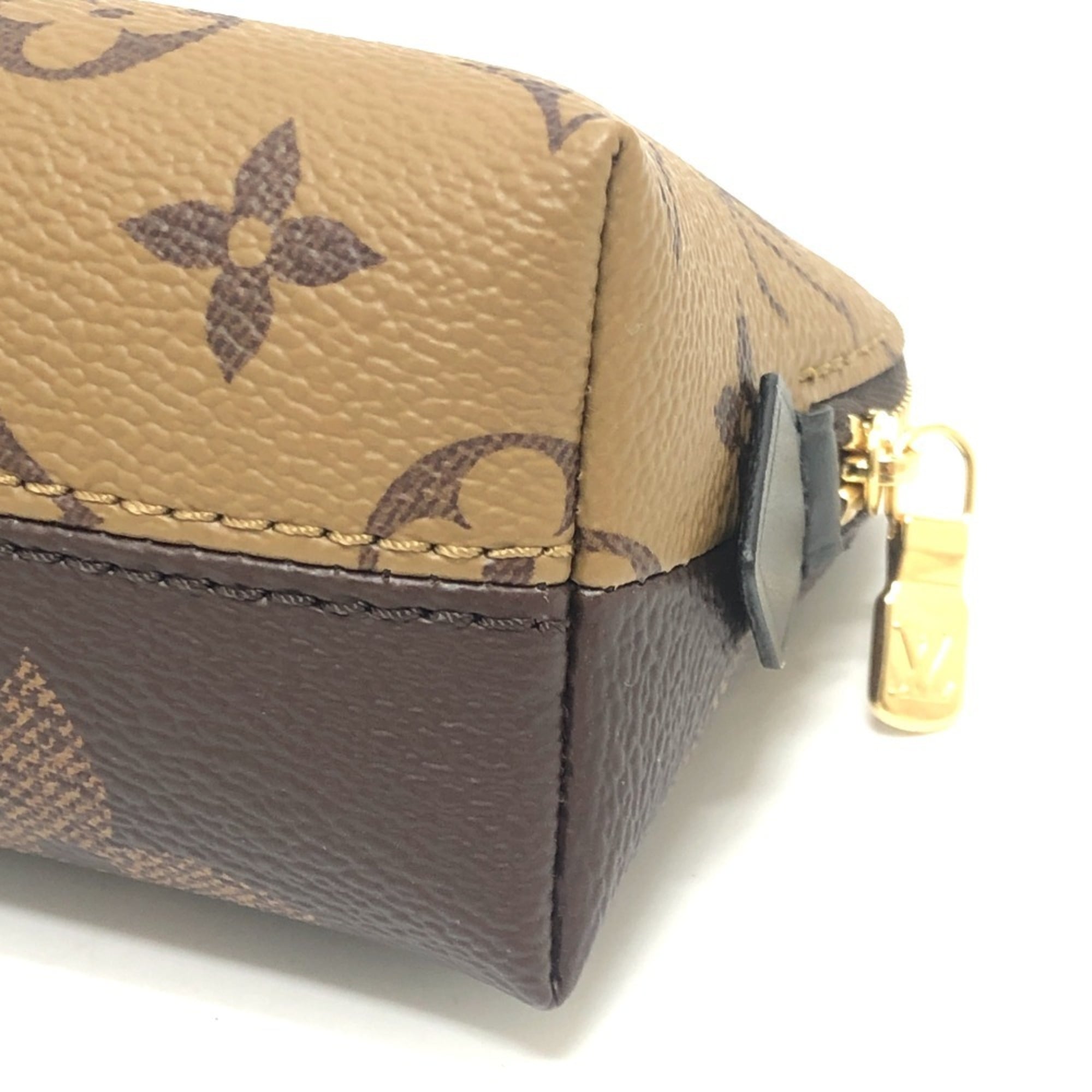 Louis Vuitton Brown Monogram Reverse Pouch (Pre-Owned)