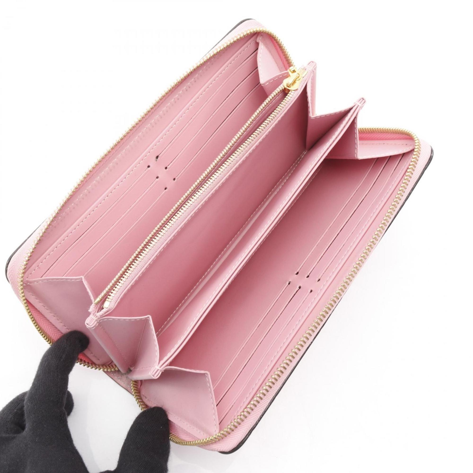 Louis Vuitton Pink Vernis Patent Leather Long Wallet (Bi-Fold) (Pre-Owned)