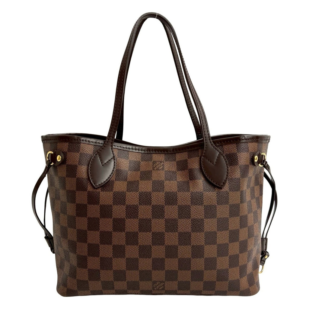 Louis Vuitton Brown Leather Pvc Handbag Shoulder Bag Tote Bag (Pre-Owned)