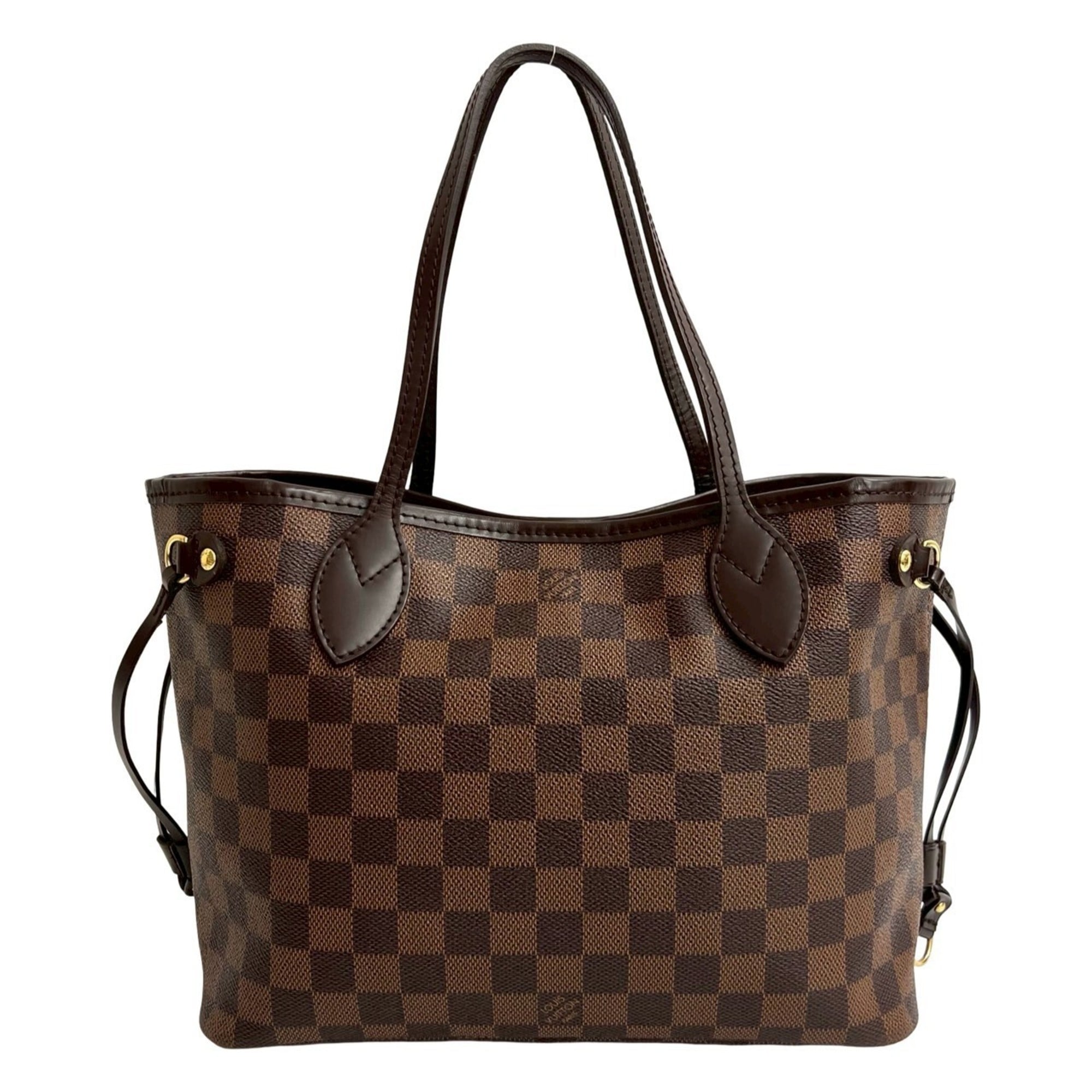 Louis Vuitton Brown Leather Pvc Handbag Shoulder Bag Tote Bag (Pre-Owned)