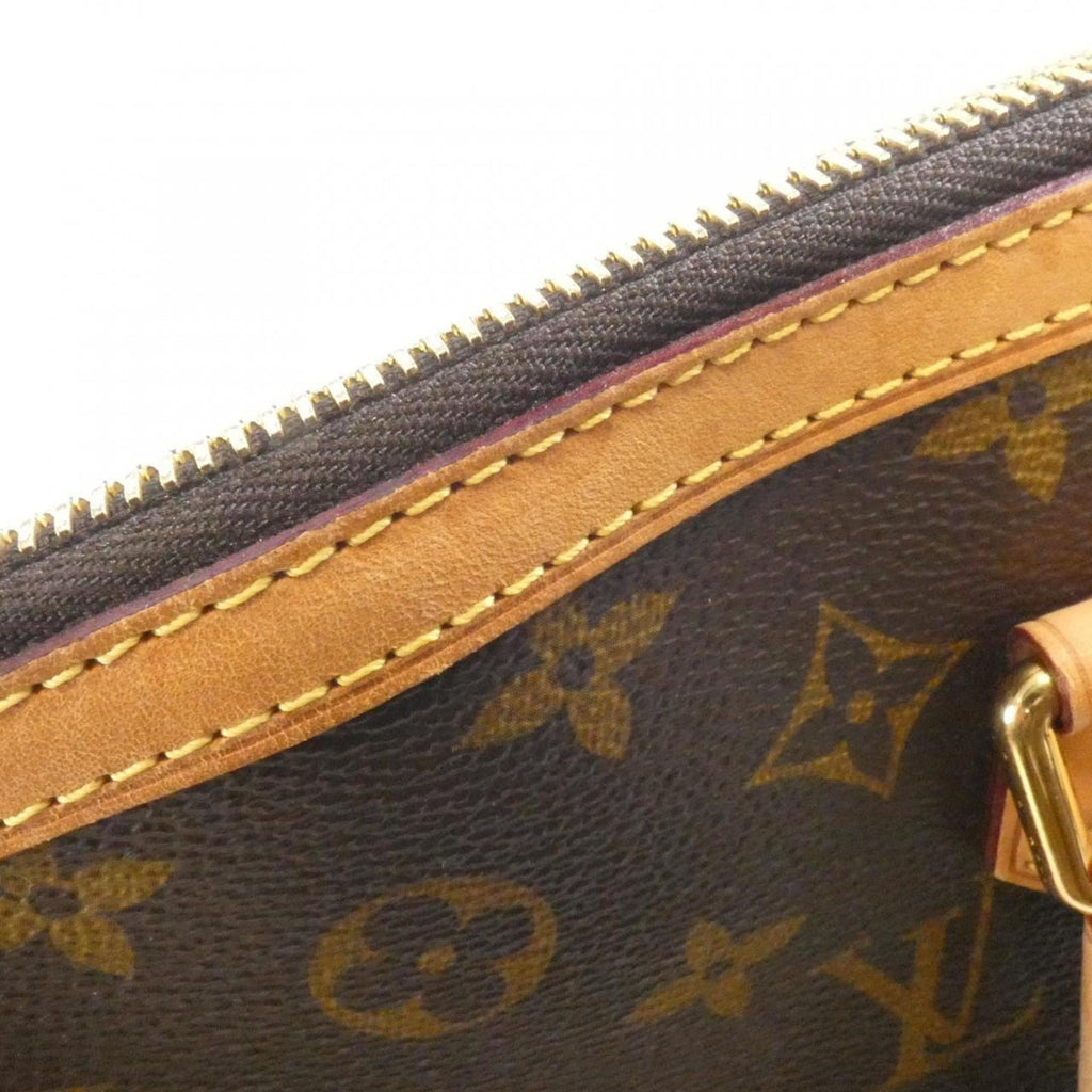 Louis Vuitton Marron Coated Canvas Handbag (Pre-Owned)