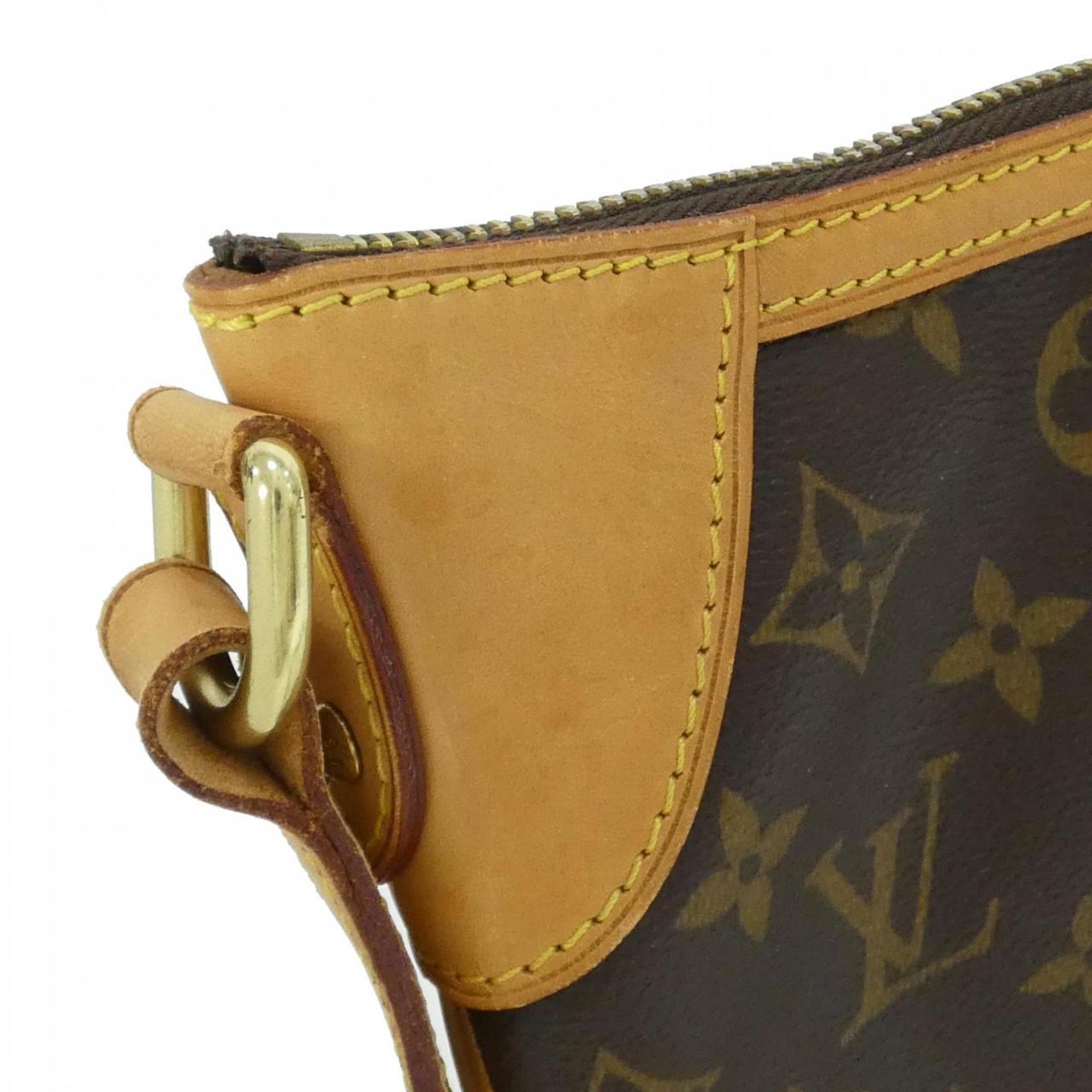 Louis Vuitton Marron Coated Canvas Shoulder Bag (Pre-Owned)