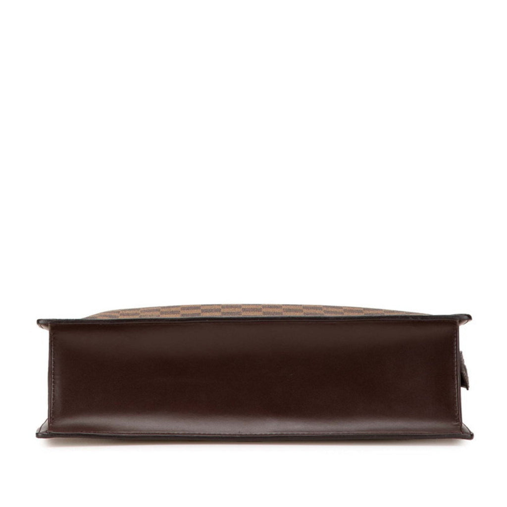 Louis Vuitton Brown Pvc Leather Handbag Tote Bag (Pre-Owned)