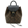 Louis Vuitton Monogram Black Brown Monogram Backpack Shoulder Bag (Pre-Owned)