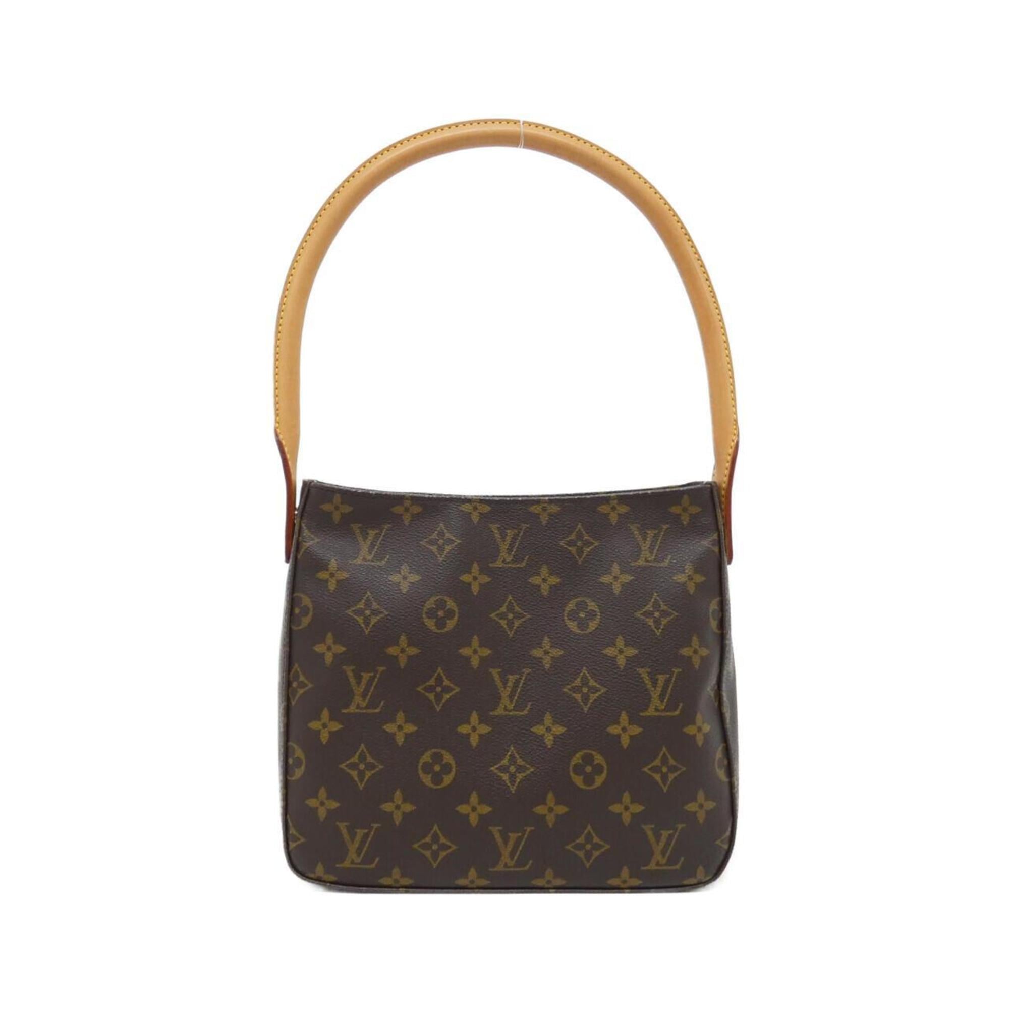Louis Vuitton Marron Coated Canvas Shoulder Bag (Pre-Owned)