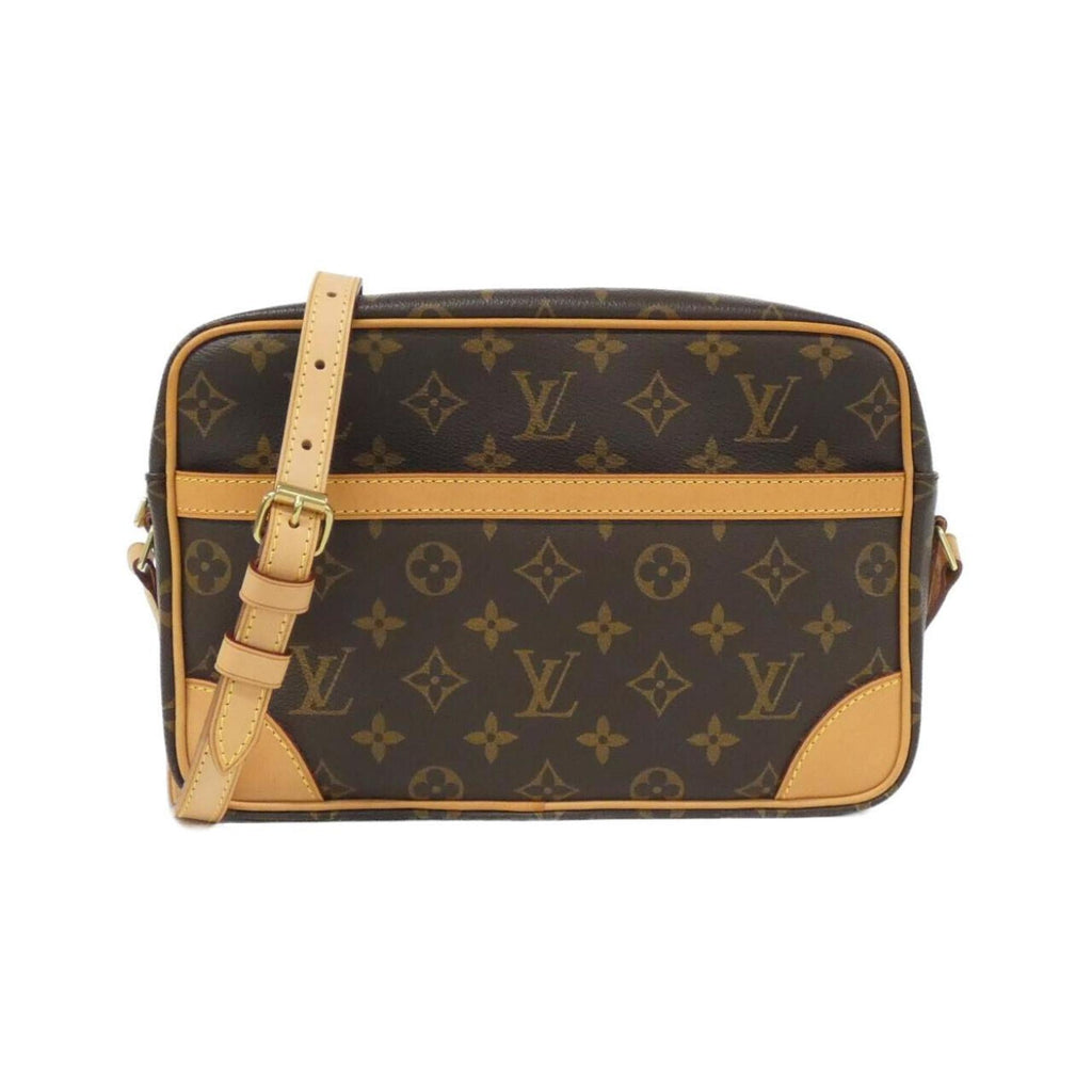 Louis Vuitton Marron Coated Canvas Shoulder Bag (Pre-Owned)