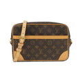 Louis Vuitton Marron Coated Canvas Shoulder Bag (Pre-Owned)