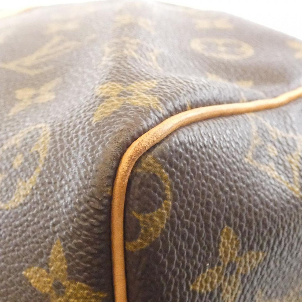 Louis Vuitton Marron Coated Canvas Boston Bag (Pre-Owned)