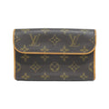 Louis Vuitton Marron Coated Canvas Fanny Pack Pochette (Pre-Owned)