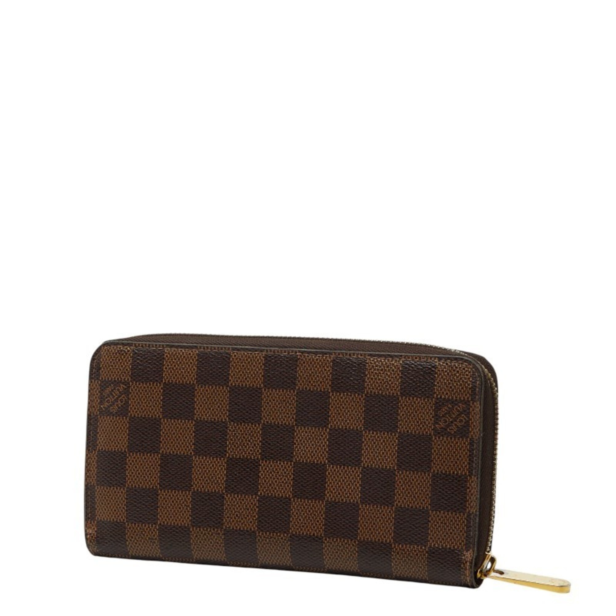 Louis Vuitton Damier Brown Damier Canvas Damier Canvas Long Wallet (Bi-Fold) (Pre-Owned)