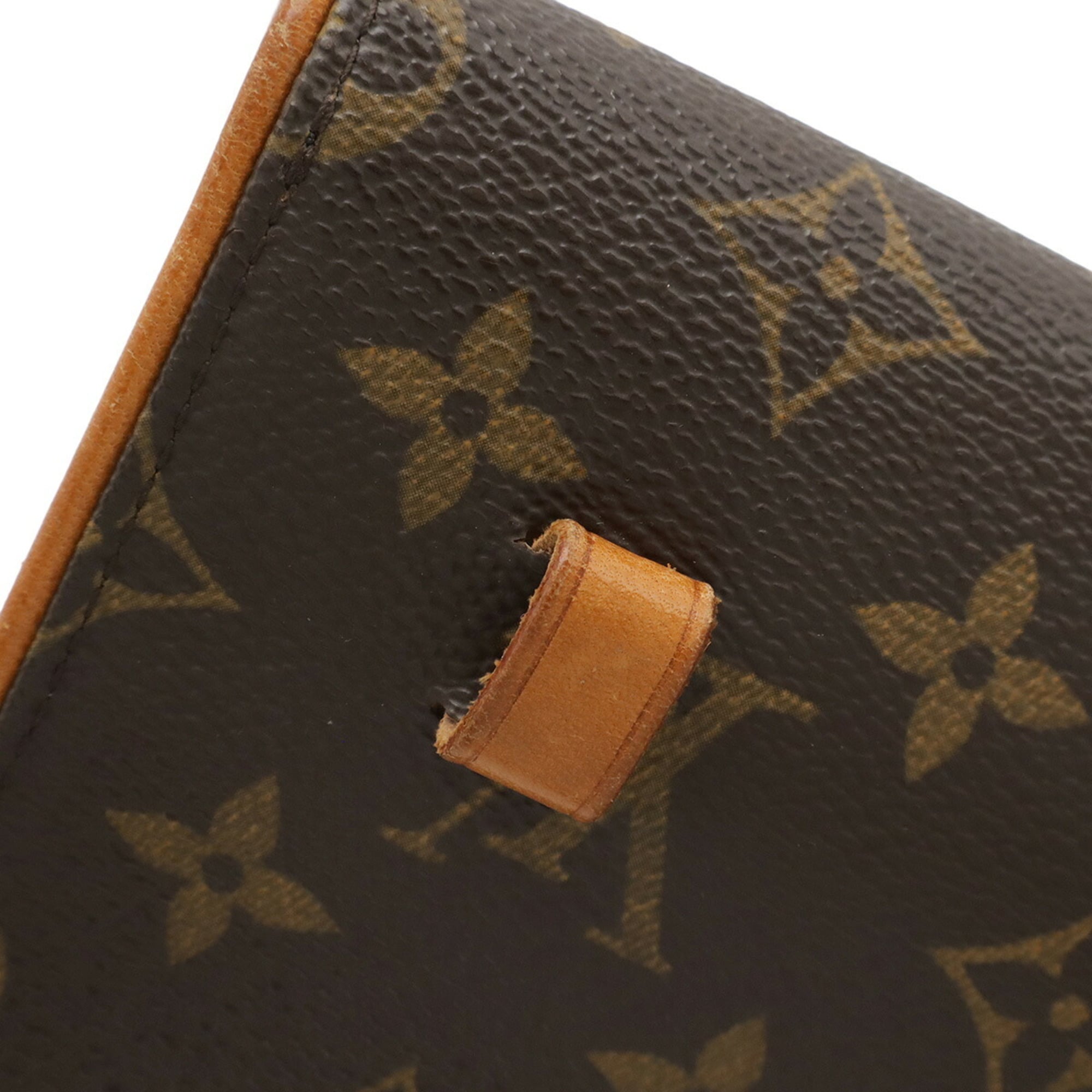 Louis Vuitton Brown Monogram White Monogram Clutch Bag Pochette Pouch (Pre-Owned)
