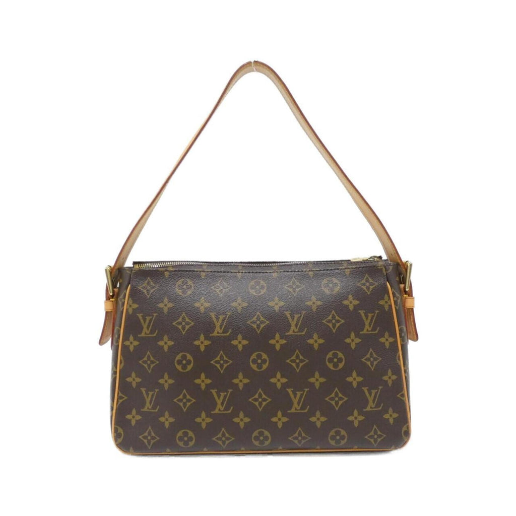 Louis Vuitton Brown Coated Canvas Shoulder Bag (Pre-Owned)
