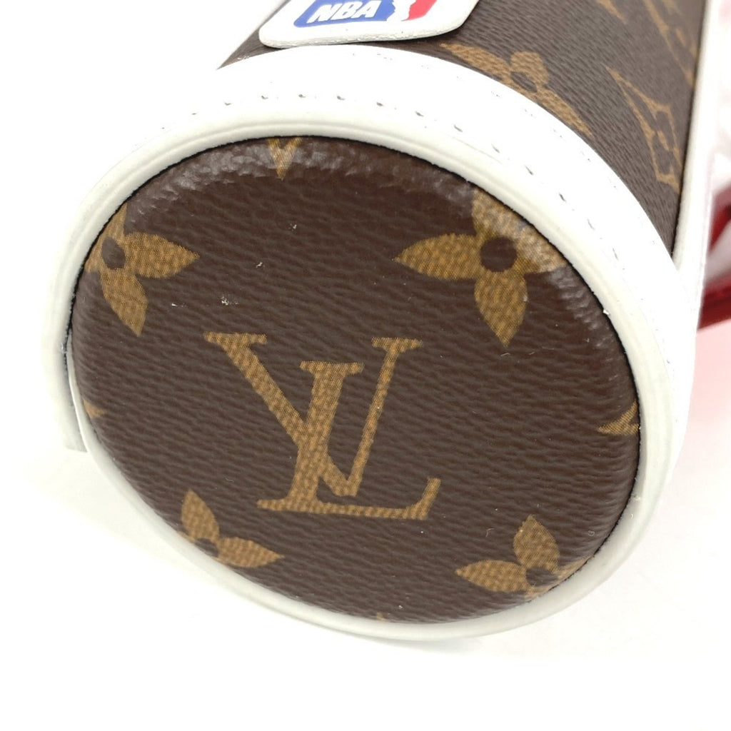Louis Vuitton Blue Brown Monogram Red Color White Monogram Pochette Shoulder Bag (Pre-Owned)