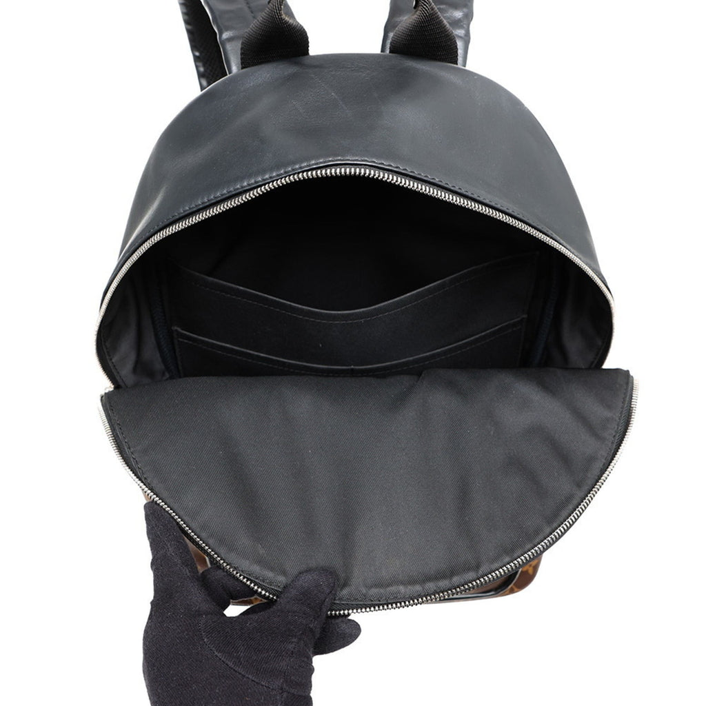 Louis Vuitton Monogram Macassar Black Brown Monogram Macassar Noir Backpack (Pre-Owned)