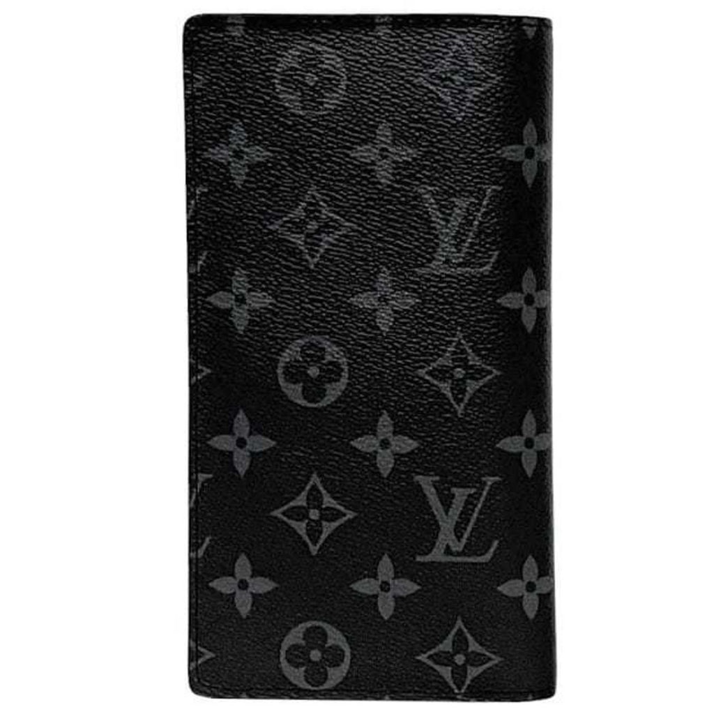 Louis Vuitton Black Monogram Eclipse Monogram Eclipse Long Wallet (Bi-Fold) (Pre-Owned)