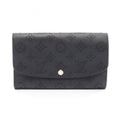 Louis Vuitton Black Noir Mahina Leather Leather Long Wallet (Bi-Fold) (Pre-Owned)