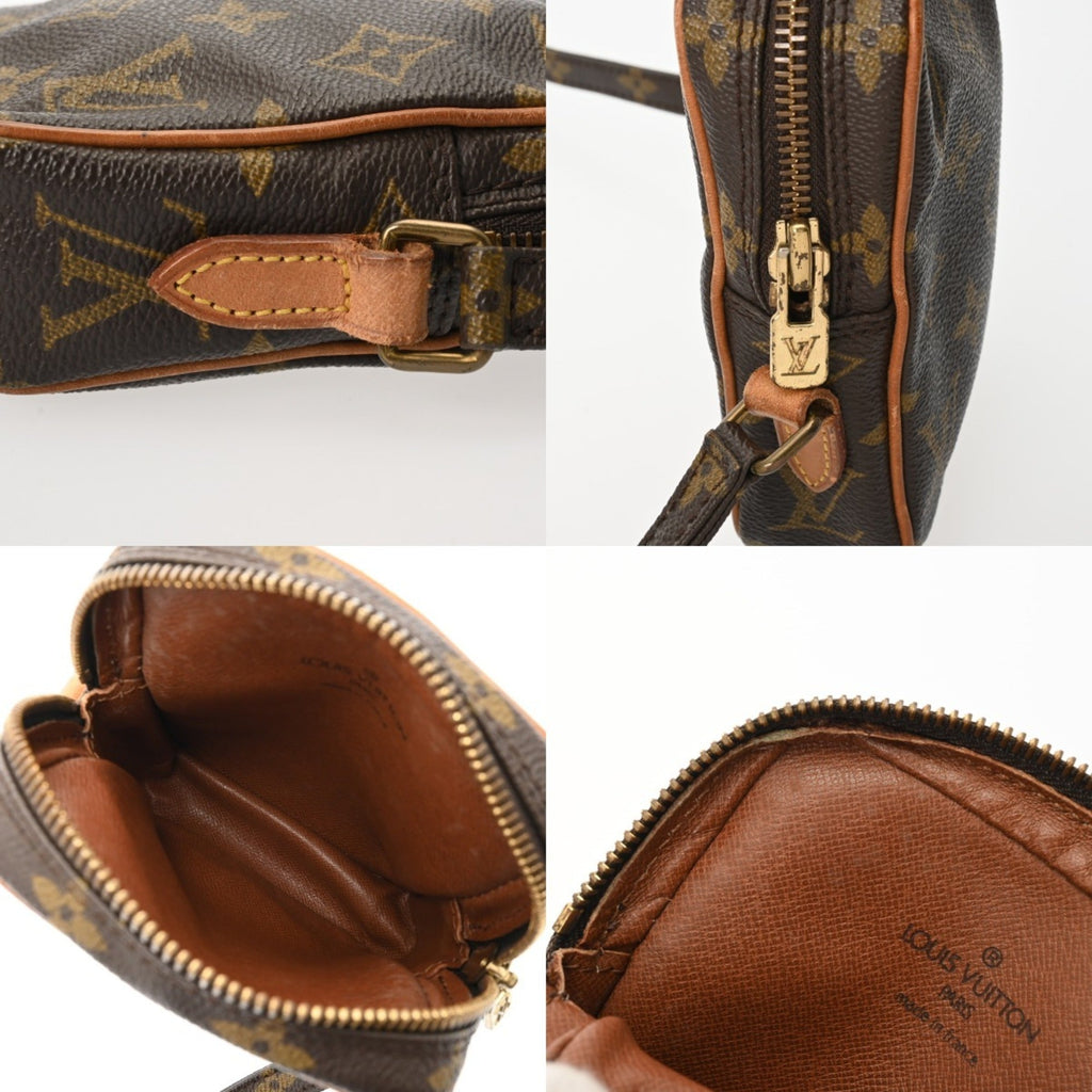 Louis Vuitton Brown Canvas Monogram Shoulder Bag (Pre-Owned)