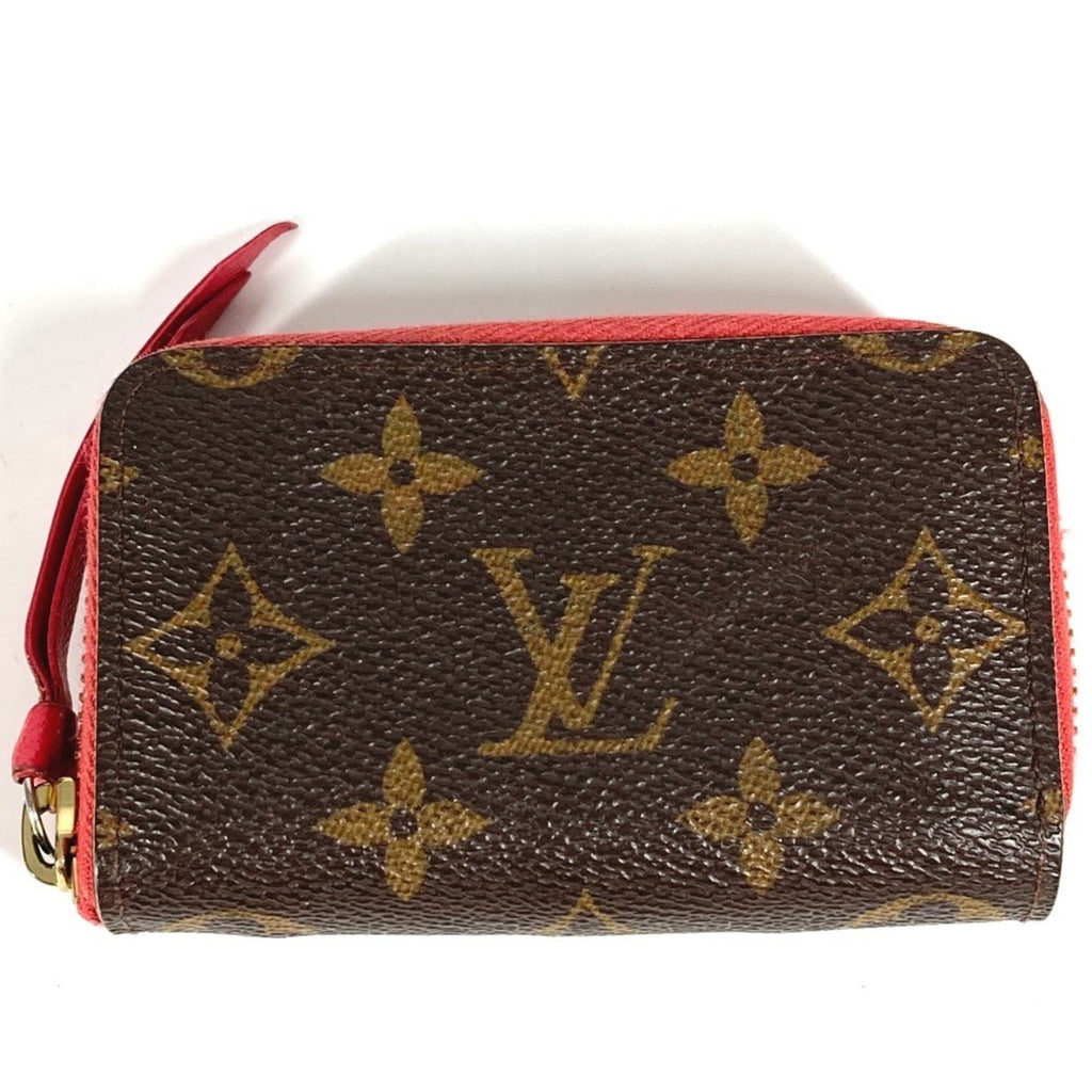 Louis Vuitton Brown Monogram Pink Poppy Petal Monogram Card Wallet (Pre-Owned)