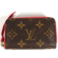 Louis Vuitton Brown Monogram Pink Poppy Petal Monogram Card Wallet (Pre-Owned)