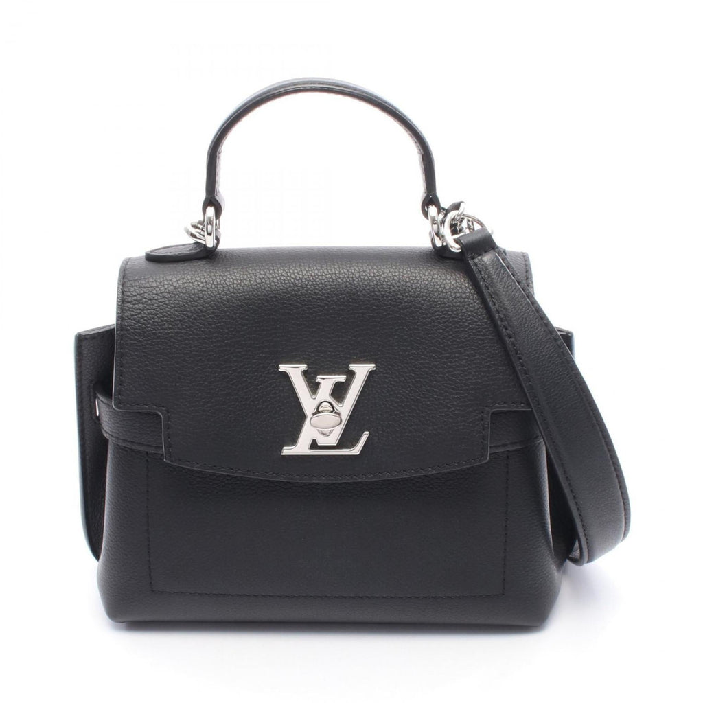 Louis Vuitton Black Noir Leather Handbag (Pre-Owned)