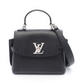 Louis Vuitton Black Noir Leather Handbag (Pre-Owned)
