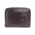 Louis Vuitton Black Leather Coin Purse/Coin Case (Pre-Owned)