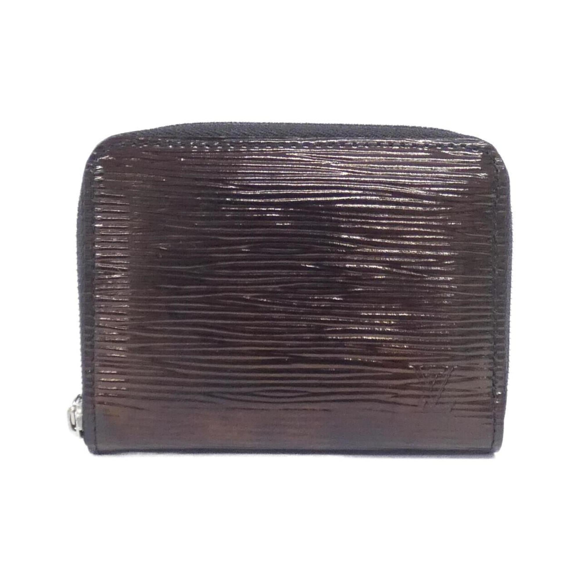 Louis Vuitton Black Leather Coin Purse/Coin Case (Pre-Owned)