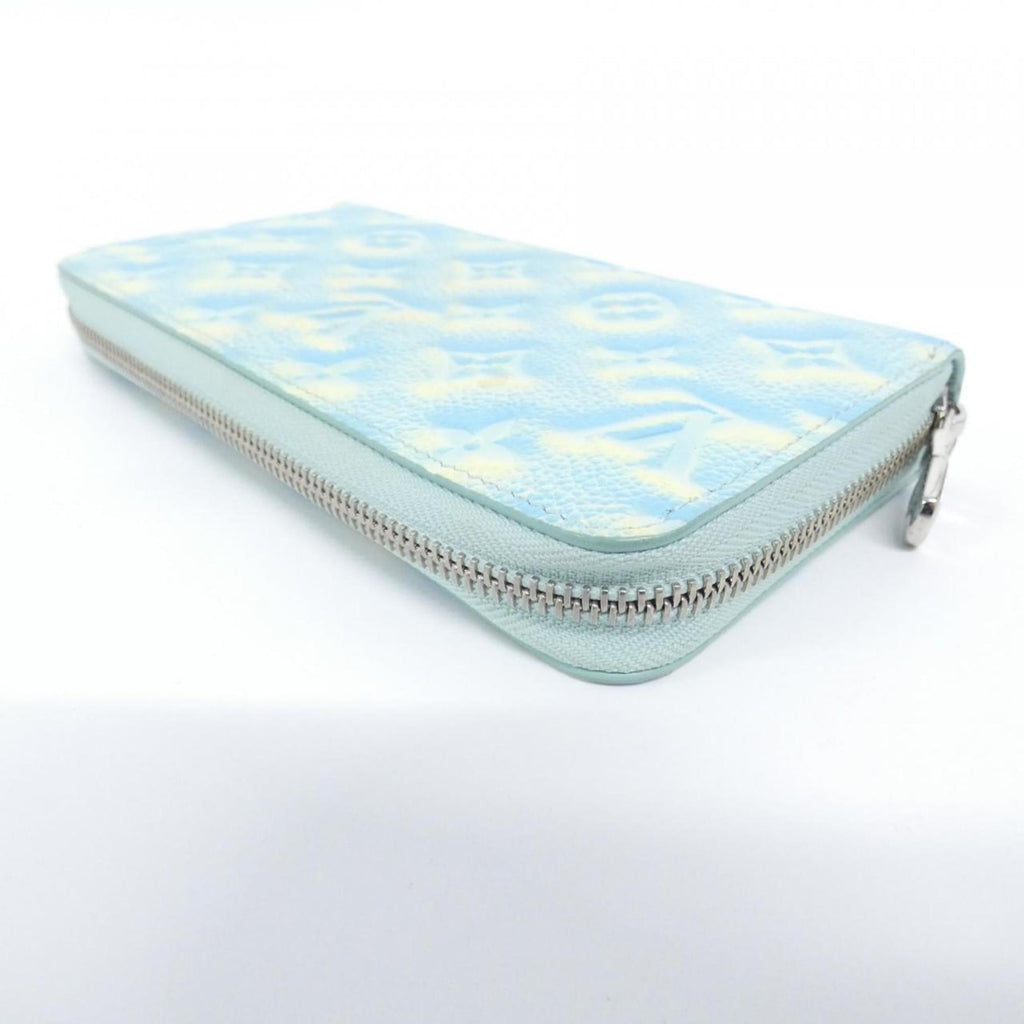 Louis Vuitton Light Green Vert Leather Long Wallet (Bi-Fold) (Pre-Owned)
