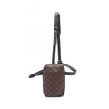 Louis Vuitton Black Brown Coated Canvas Leather Fanny Pack (Pre-Owned)