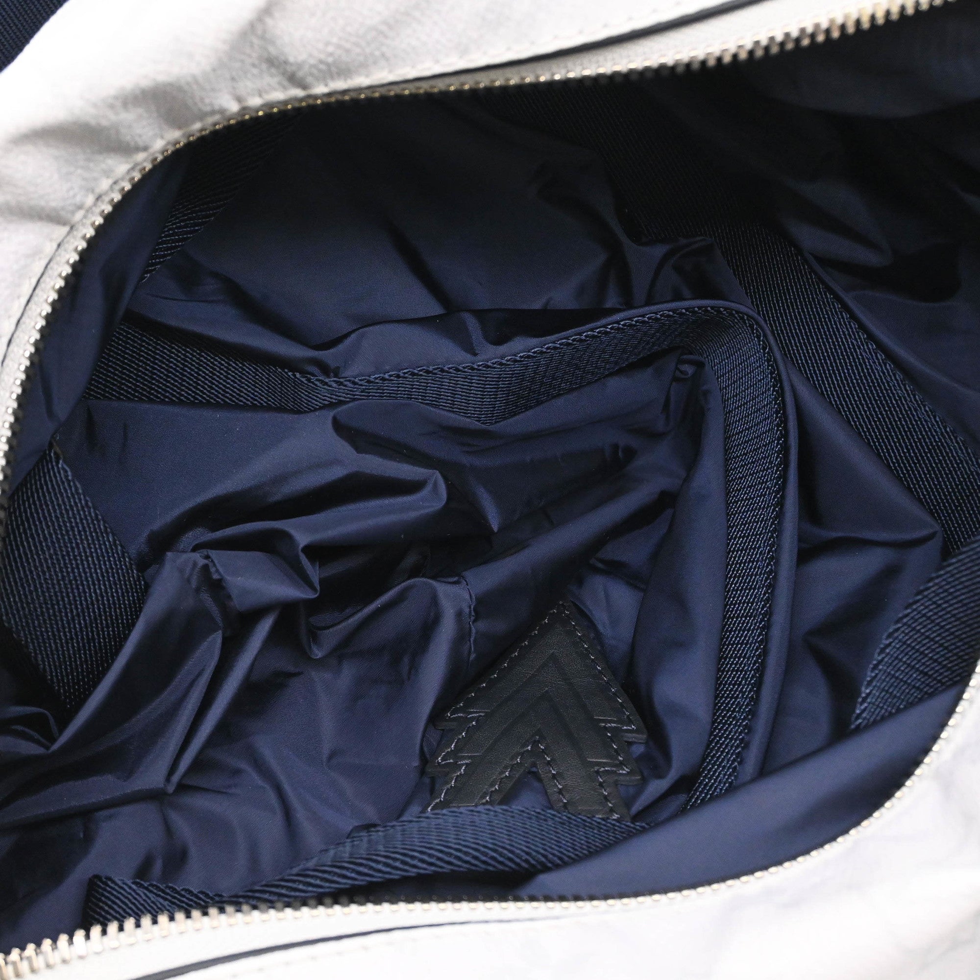 Louis Vuitton Navy White Canvas Backpack (Pre-Owned)