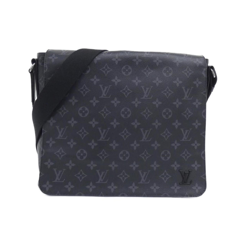 Louis Vuitton Monogram Eclipse Black Coated Canvas Shoulder Bag (Pre-Owned)