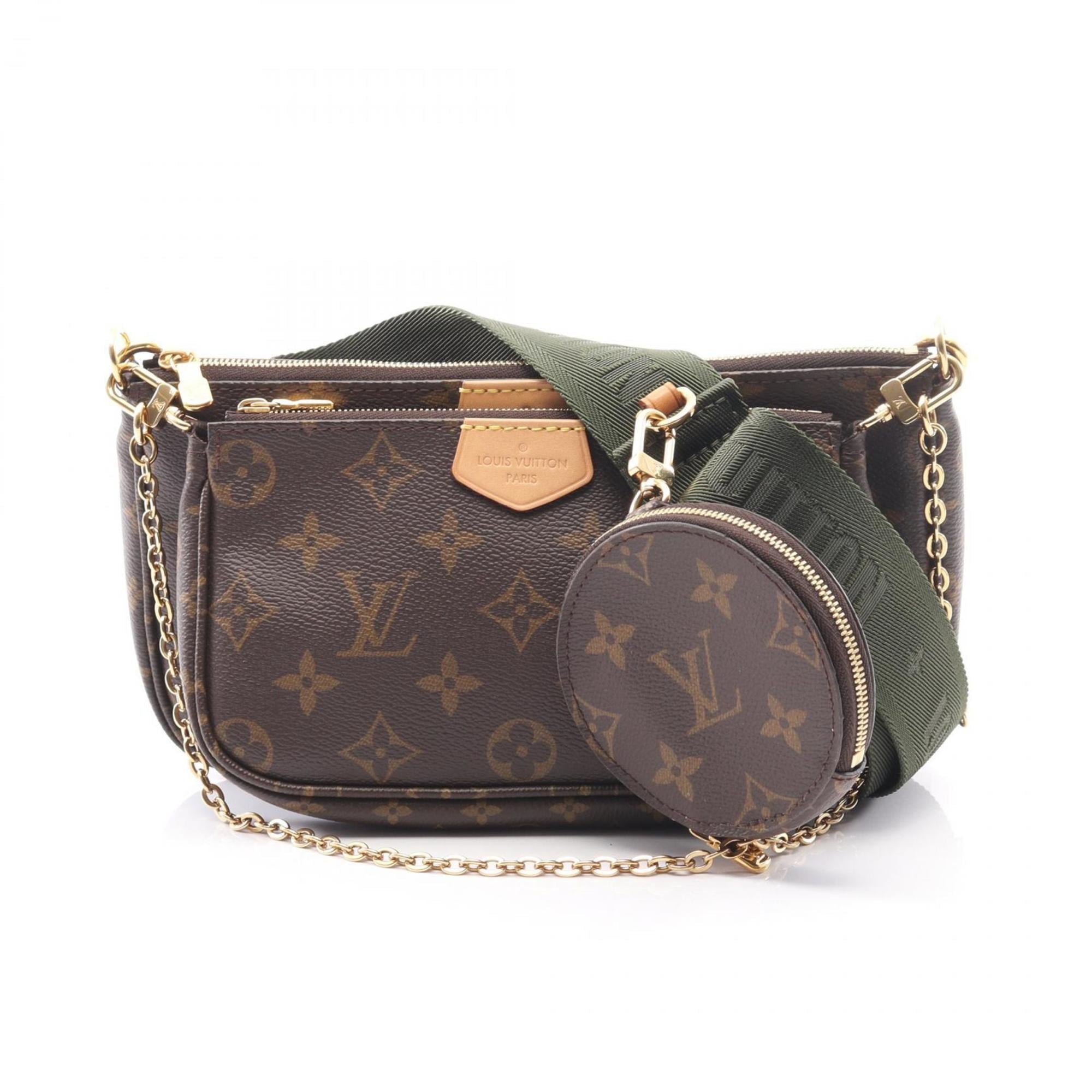Louis Vuitton Brown Khaki Monogram Monogram Shoulder Bag (Pre-Owned)