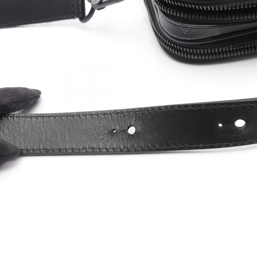 Louis Vuitton Black Coated Canvas Shoulder Bag (Pre-Owned)