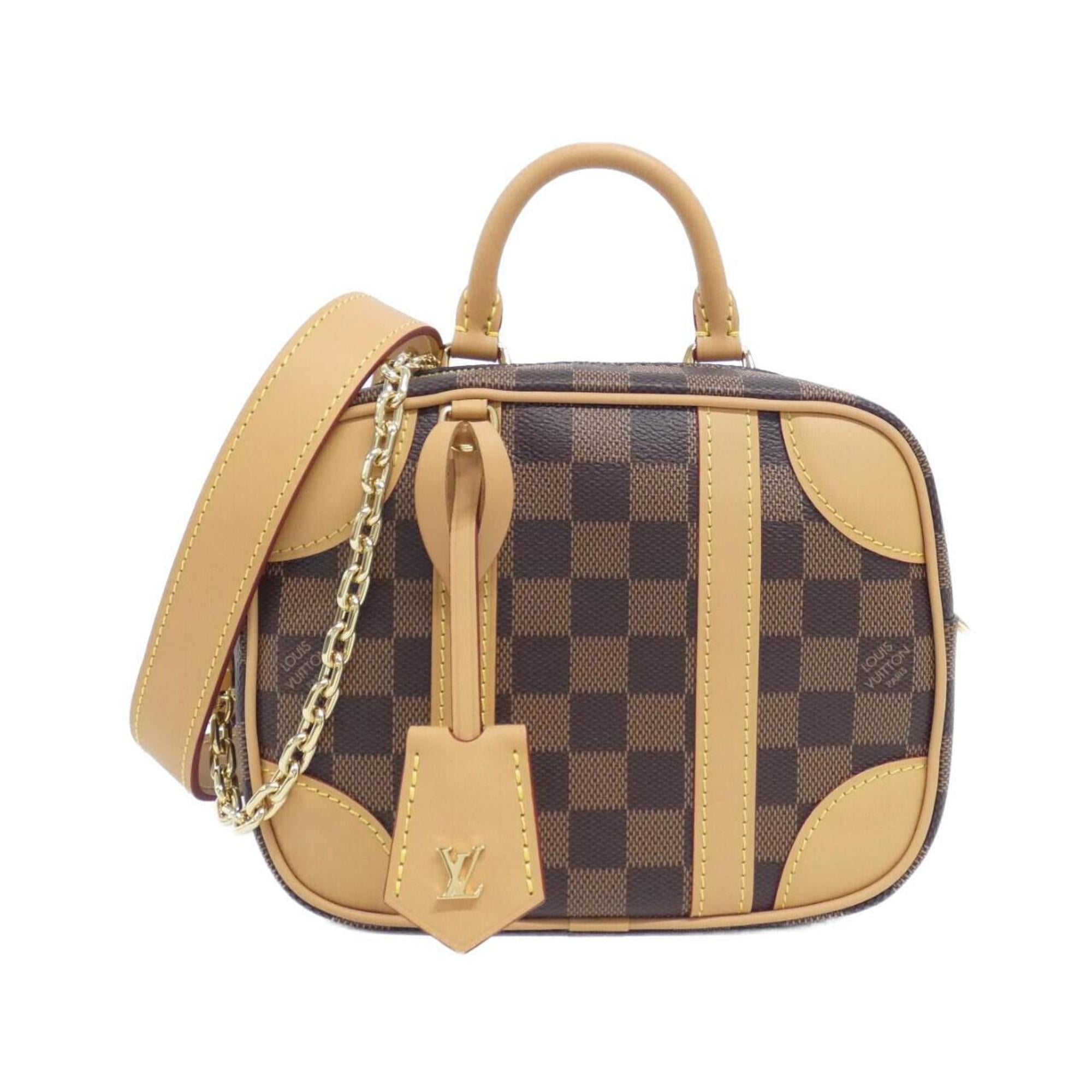 Louis Vuitton Brown Coated Canvas Shoulder Bag (Pre-Owned)