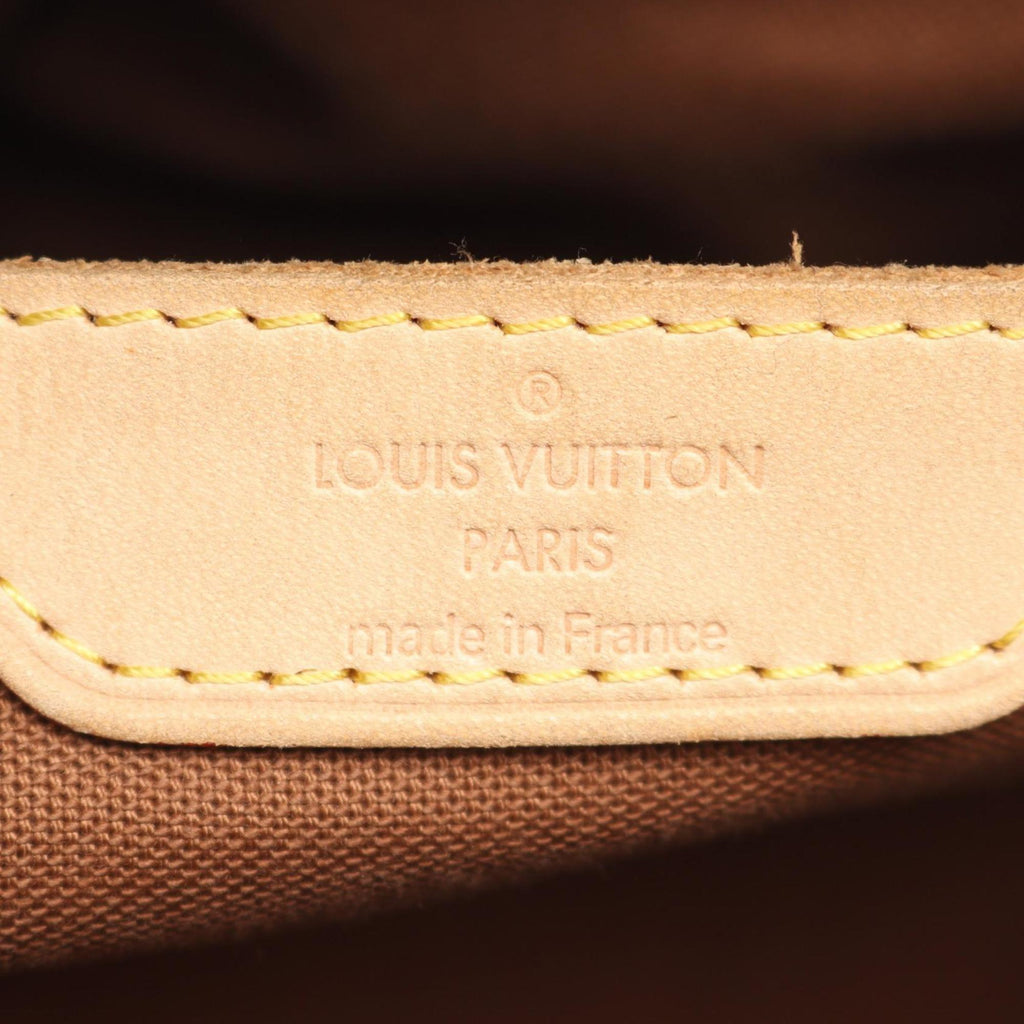 Louis Vuitton Brown Pvc Coated Canvas Leather Shoulder Bag (Pre-Owned)