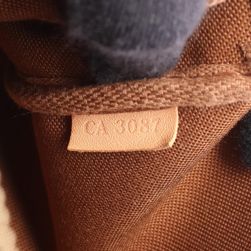 Louis Vuitton Brown Monogram Coated Canvas Leather Handbag (Pre-Owned)