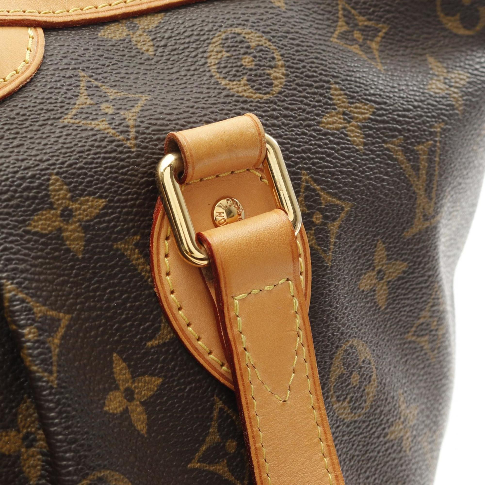 Louis Vuitton Brown Monogram Coated Canvas Handbag (Pre-Owned)